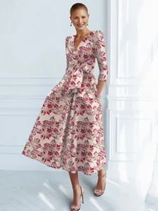 a-linie-knochellange-a-linie-kleid-blume-rot-23