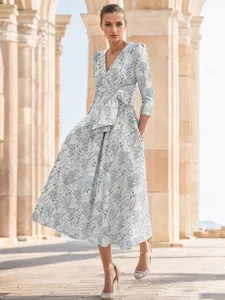 a-linie-knochellange-blumenkleid-cocktai-blau-7