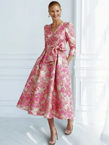 a-linie-knochellange-blumenkleid-cocktai-fuchsie-17