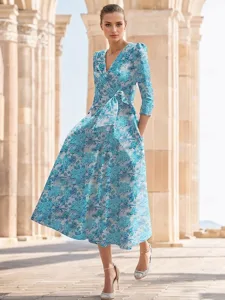 a-linie-knochellange-cocktailkleider-par-blau-8
