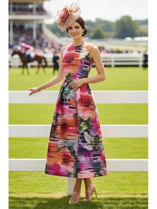 a-linie-knochellange-kleid-fur-hochzeits-fuchsie-1