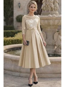 a-linie-knochellange-partykleid-cocktail-champagner-7