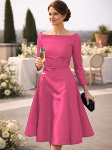 a-linie-tee-lange-knielang-partykleid-co-fuchsie-13