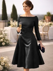 a-linie-tee-lange-knielang-partykleid-co-schwarz-11