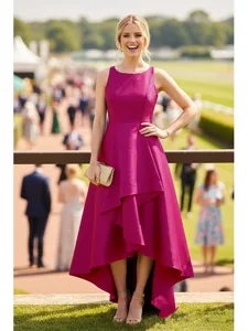 a-linie-tee-lange-partykleid-cocktailkle-fuchsie-1