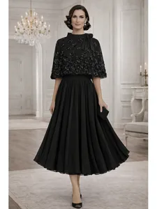 a-linie-tee-lange-partykleid-cocktailkle-schwarz-4