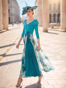 a-linie-tee-langen-partykleid-cocktailkl-salbei-4