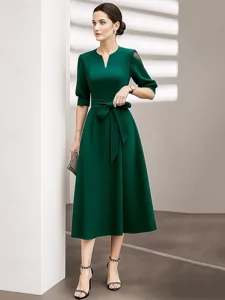 a-linie-teelanges-partykleid-cocktailkle-grun-schwarz-2