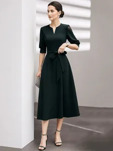 a-linie-teelanges-partykleid-cocktailkle-schwarz-5