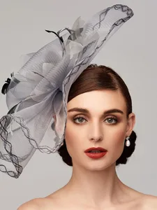 blumen-feder-netz-kentucky-derby-hut-fas-grau-15