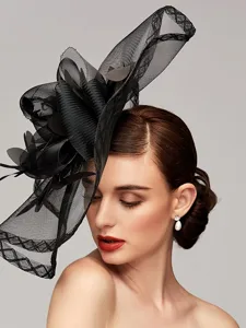 blumen-feder-netz-kentucky-derby-hut-fas-schwarz-12