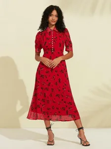 chiffon-midikleid-mit-blumendruck-und-pu-default-4