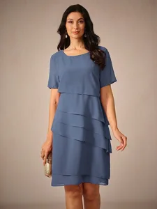 damen-arbeitskleidung-etuikleid-chiffon-blau-1