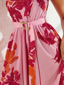 damen-druckkleid-maxikleid-rosa-armellos-default-3
