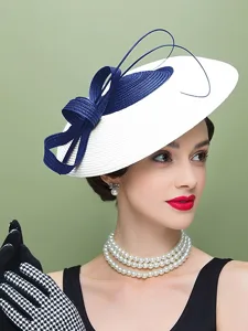 damen-fascinator-pillbox-hut-kappe-hochz-blau-wei-15