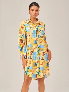 damen-hemdblusenkleid-knielanges-kleid-g-gelb-1