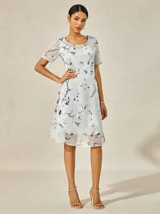 damen-knielanges-kleid-chiffonkleid-somm-grau-1