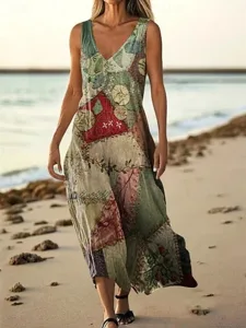 damen-langes-kleid-maxikleid-freizeitkle-grun-3