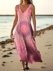 Ethnisches Boho-Kleid