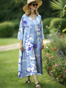 damen-maxi-kleid-leinenoptik-atmungsakti-blau-4