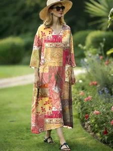 damen-maxi-kleid-leinenoptik-atmungsakti-rosa-2