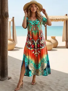 damen-maxi-kleid-schwarzes-kleid-langarm-grun-7