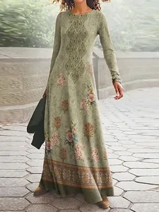 damen-maxi-kleid-vintage-bohemian-a-lini-grun-3