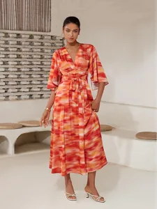damen-maxi-saum-maxikleid-rote-halbarm-s-rote-1