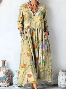 damen-maxikleid-a-linie-kleid-urlaub-las-hellgelb-3