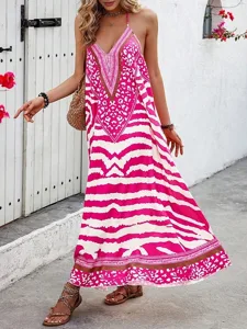 damen-maxikleid-boho-kleid-freizeitkleid-rosa-11
