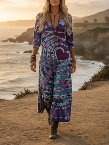 damen-maxikleid-boho-kleid-vintage-kleid-purpur-1