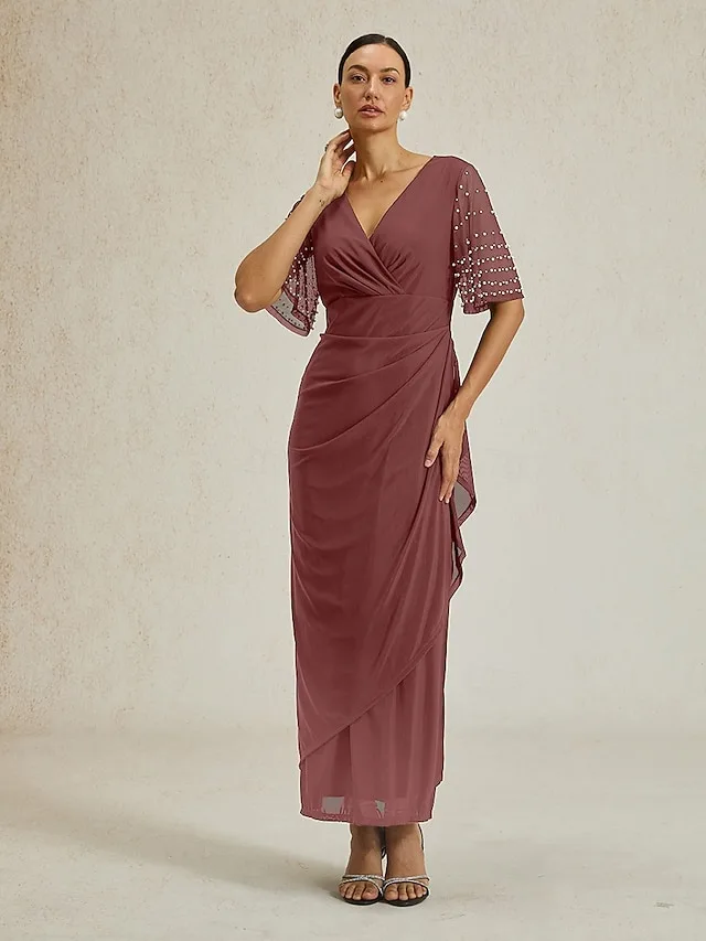 damen-maxikleid-etui-kleid-elegant-pliss-dunkelpink-15