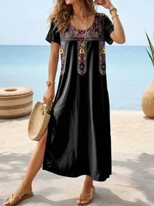 damen-maxikleid-freizeitkleid-t-shirt-kl-dunkelgray-2