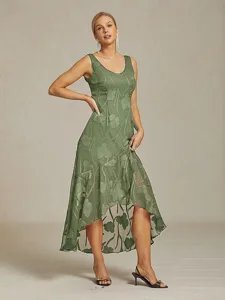 damen-maxikleid-ruschenkleid-elegant-abe-schiefergrun-12