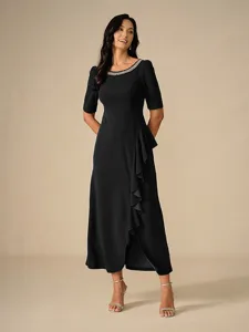 damen-maxikleid-ruschenkleid-elegant-nor-schwarz-12