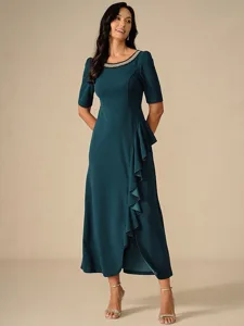 damen-maxikleid-ruschenkleid-elegant-nor-tintenblau-1