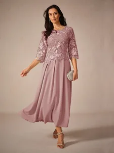 damen-maxikleid-schwarzes-kleid-cocktail-pudriges-rosa-1