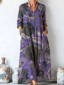 damen-maxikleid-sommerkleid-faltenkleid-purpur-2