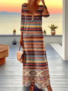 damen-maxikleid-t-shirt-kleid-a-linie-kl-braun-1