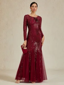 damen-maxikleid-trompeten-meerjungfrauen-burgunderrot-1