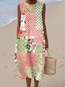 damen-midi-kleid-leinenahnliches-sommerk-orange-5