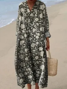 damen-midi-kleid-v-ausschnitt-langarm-ka-schwarz-2