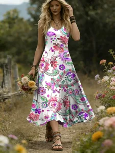 damen-midikleid-a-linie-kleid-lassig-tag-purpur-3