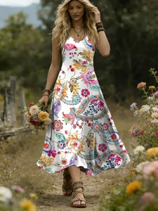 damen-midikleid-a-linie-kleid-lassig-tag-rosa-1