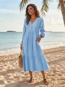 damen-midikleid-a-linie-kleid-sommerklei-blau-1