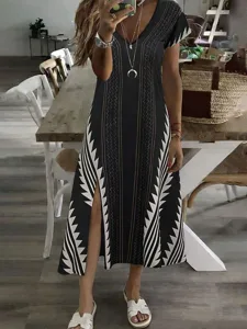 damen-midikleid-a-linie-kleid-sommerklei-schwarz-1
