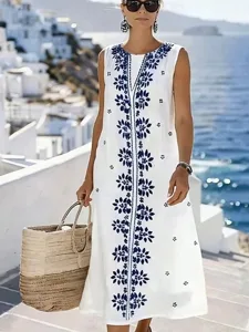 damen-midikleid-blau-wei-geblumt-urlaubs-wei-1
