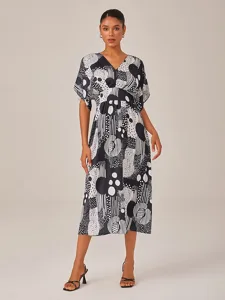 damen-midikleid-chiffon-schwarz-wei-kurz-default-6