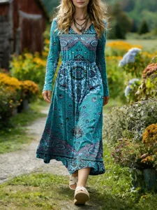 damen-midikleid-faltenkleid-urlaub-party-blau-2