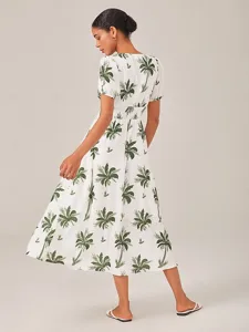 damen-midikleid-grun-kurzarm-v-ausschnit-default-2